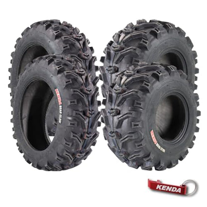 Kenda Bear Claw Front 22x7-11 & Rear 22x12-9 ATV, UTV, or SXS Tires - size: 22x7-11 & 22x12-9