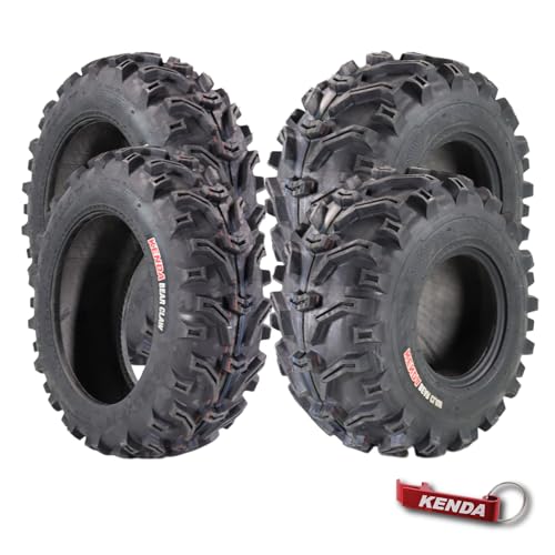 Kenda Bear Claw Front 22x7-11 & Rear 22x12-9 ATV, UTV, or SXS Tires - size: 22x7-11 & 22x12-9