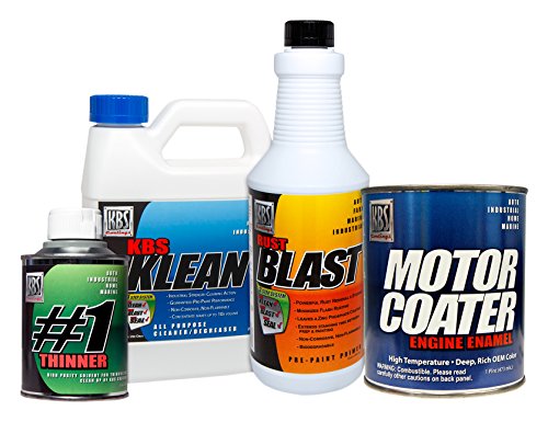 KBS Coatings 58010 Ford Dark Blue Motor Coater Engine Paint Kit - color: Ford Dark Blue