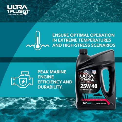 SAE 25W-40 Marine Engine Oil 4-Stroke Synthetic Blend Outboard 55 Gallon - size: 55 Gallon Drum