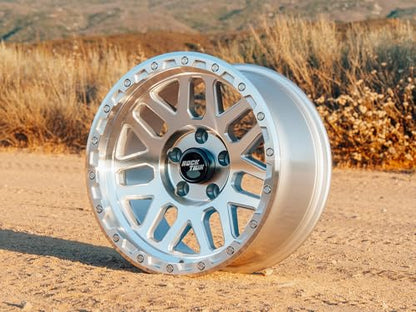 RockTrix RT110 18 inch Wheel, 18x9, 5x150, 12mm Offset, Machined Silver - color: Machined Silver, size: 18x9 -12mm offset