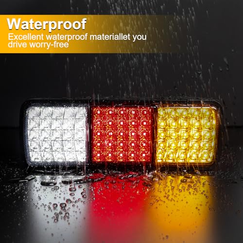 2Pcs 75 LED Truck Tail Lights Bar Kit Super Bright IP68 Waterproof - color: Tail Lights-C