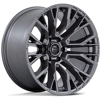 FUEL OFF-ROAD D848 REBAR 17X9, 6X5.5, 5.04, 1mm MATTE GUNMETAL - D84817908450 - color: MATTE GUNMETAL, size: 17X9,6X5.5,1mm
