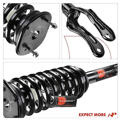 A-Premium Front Complete Strut Assemblies with Coil Springs, Set of 2
