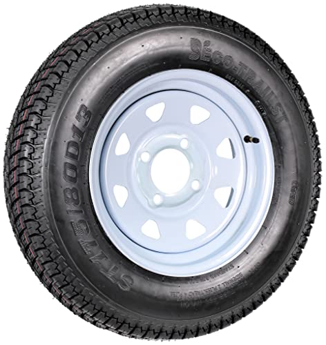 eCustomrim Trailer Tire Rim Assembly ST175/80D13 13 Inch Load Range C 4 Lug