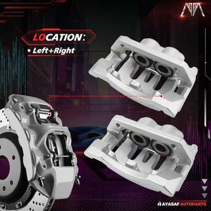 18B5076 18B5077 Rear Left&Right Disc Brake Caliper Assembly Set - color: Rear Left & Right