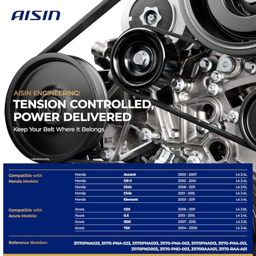 AISIN AFTERMARKET BTH-00006 Belt Tensioner w/Pulley Assembly