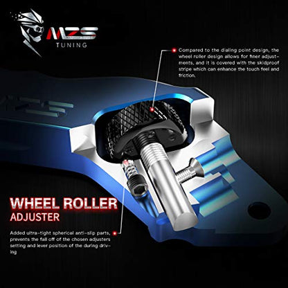 MZS Blue Brake Clutch Levers for Rebel 300 500 CBR500R CB500F Shadow VT1300 - color: Blue, size: CBR500R/Rebel 300/Rebel 500/Fury/Shadow750/VTX1300