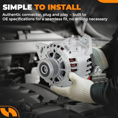 11648N Alternator for Nissan Rogue L4 2.5L 2014–2020 - size: 11648