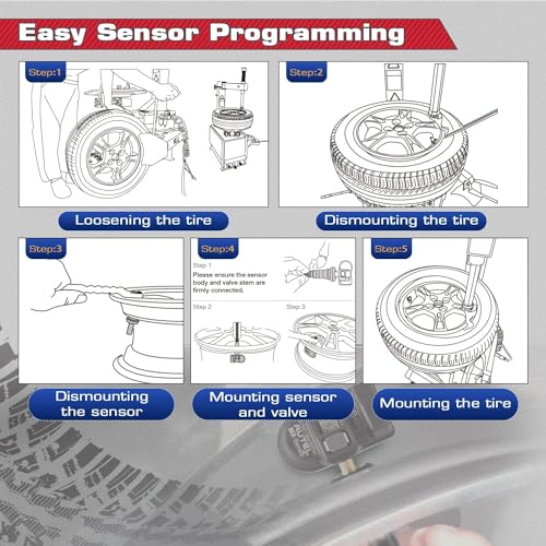 Autel TPMS MX Sensor 315/433MHz 2-in-1 Universal Tire Sensor 2PCS