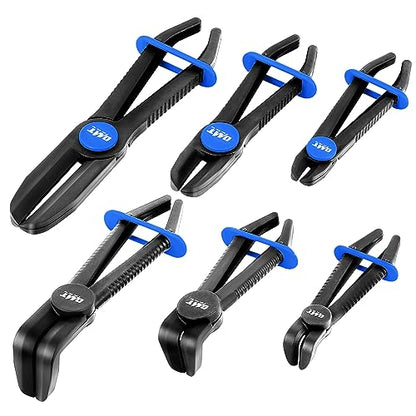 OMT Hose Pinch Off Pliers Set, 6Pc Line Clamp With Straight & 90° Pliers - style: Straight and Angled