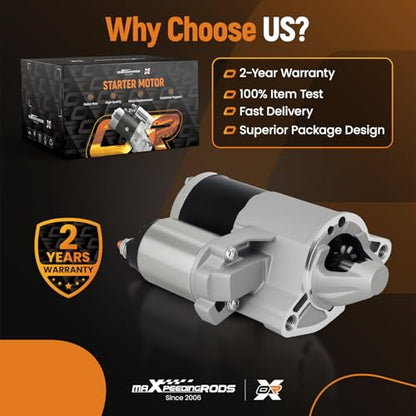 maXpeedingrods 19133N Starter Motor for Dodge Nitro 2010-2011 - style: 19133N