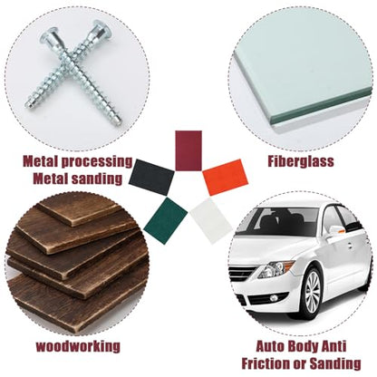 Hoolerry 30 Pcs 6 x 9 Inch Scuff Pad 5 Different Specifications Assortment Scouring Pad General Purpose Non Scratch Scrub Pad Ideal for Garden Automotive Body Tools and Grills Dish Kitchen Cleaning