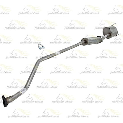 Exhaust Resonator Muffler System Kit Compatible with Acura EL 2001-2003 1.7L | Stainless Steel | Northeastern Exhaust | Includes Gaskets, Clamp, Hangers and Bolt Kit | Direct-Fit Replacement