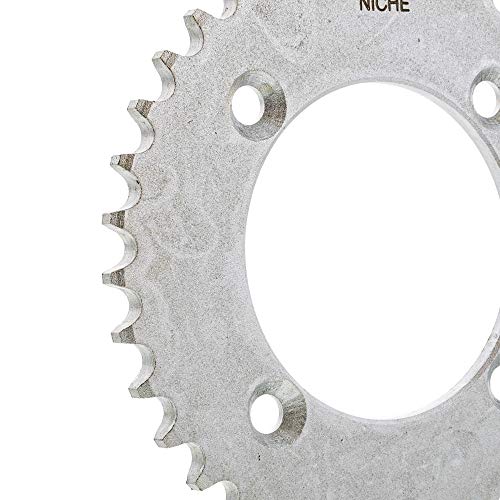 NICHE Drive Sprocket Chain Combo for Honda CRF70 XR70R Front 15 Rear 36 Tooth 420HZ Standard 86 Links - size: Standard Chain