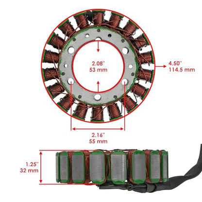 Caltric Stator Regulator Rectifier & Gasket Compatible with Suzuki Tl1000S Tl1000R 1997-2003