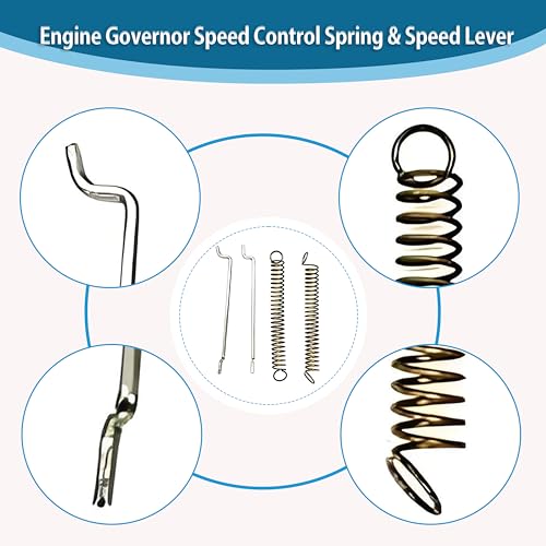Replacement Governor Speed Control Spring & Speed Lever Fits Tecumseh Engine 32698 Governor Link & 31426 Spring Combo (Set of 2)