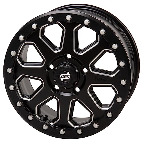 5/114.3 (5/4.5) Tusk Uinta Beadlock Wheel 15x7 6.0 + 1.0 Milled/Black For Polaris RZR Pro R Ultimate Launch Edition 2022