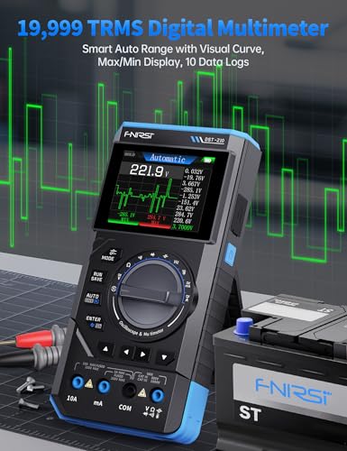 FNIRSI DST-210 3-in-1 10MHz Handheld Oscilloscope Multimeter DDS Generator - color: 10MHz 48MS/s Scope+Meter