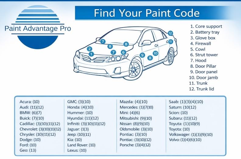 Paint For Chrysler B5 True Blue 12oz Single Stage