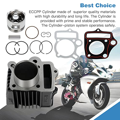 Eccpp Cylinder Piston Kit 1969-1978 for Honda for Z50A Dirt Bike Pit Bike - size: For Honda crf50