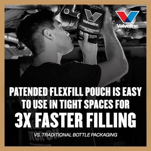 Valvoline FlexFill Extended Protection Full Synthetic 75W-90 Gear Oil 1 QT Pouch, Case of 4 - size: 75W-90, style: Extended Protection