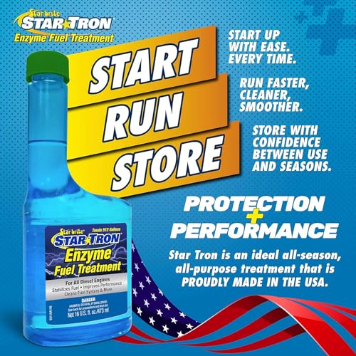 STAR TRON Enzyme Fuel Treatment - Diesel - style: 1 Oz 12 Pack Treats 300 Gallons
