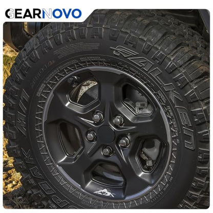 2.4Inch 62MM Wheel Center Caps, Pack of 4 (Matte Black, Outer 62MM, Inner 56MM) - color: Matte Black, size: Outer 62MM , Inner 56MM (3.3MM Clip)