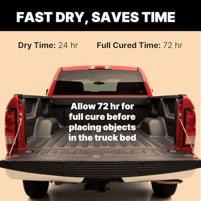 LAUCO Truck Bed Coating Black Aerosol Spray, Pack of 12, 15oz, Textured Non, Skid Finish, Scratch and Rust Protection for All Truck Beds, Tailgates, Bed Rails 50761