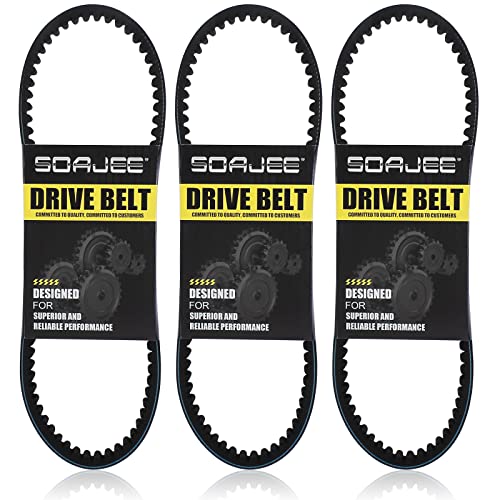 3Pcs 835 20 30 CVT Drive Belt for GY6 125cc - 150cc 232cc 152QMI 157QMJ 4-stroke Engines ATV Motorcycle Go Kart Scooter Pit Dirt Mini Bike Agility Baja Carter Coolster Diamo Hammerhead GTS 150