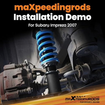 maXpeedingrods Coilover for Subaru Impreza WRX 2000-2007, Forester 03-08 - size: Forester 2003-2008