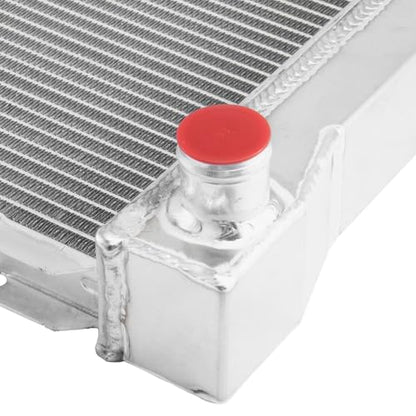 2 Row Aluminum Radiator For 1980-1984 Ford F150 F250 F350 Bronco 1980-83 F100 4.9L l6 AT