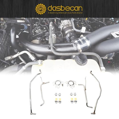 Dasbecan Turbo Coolant Line Kit Passenger and Driver Both Side 926-186