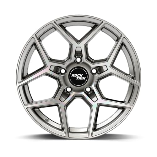 RockTrix RT105 18 inch Wheel, 18x9, 5x150, 12mm Offset, Machined Silver - color: Machined Silver, size: 18x9 -12mm offset