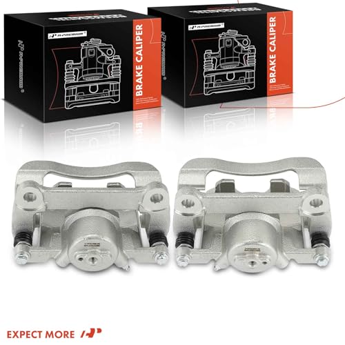 A-Premium Rear Left and Right Side Disc Brake Calipers with Bracket