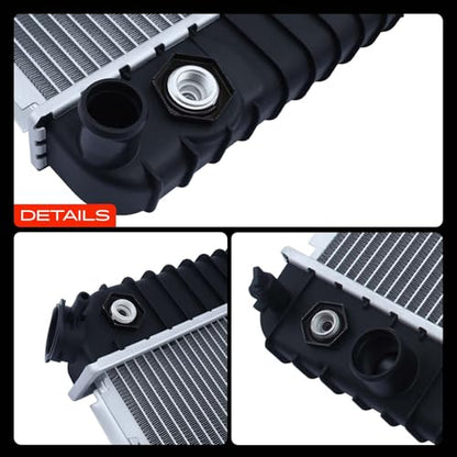 A-Premium Engine Coolant Radiator with Transmission Engine Oil Cooler