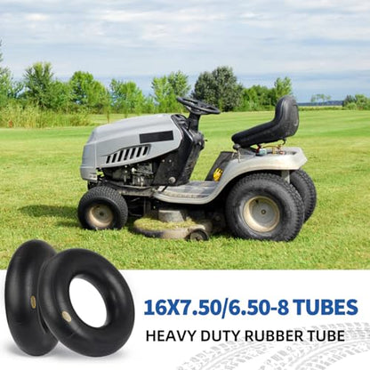 GICOOL 16x6.50-8, 16x7.50-8 Inner Tubes, TR-13 Valve Stem 2 Pack - size: 16x6.50-8 (2 Pack）