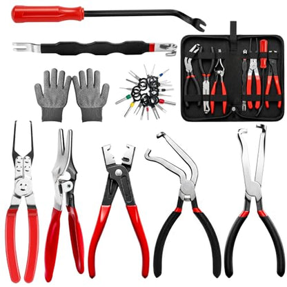 10-Piece Electrical Disconnect Pliers Kit for Cars - size: 10Pcs