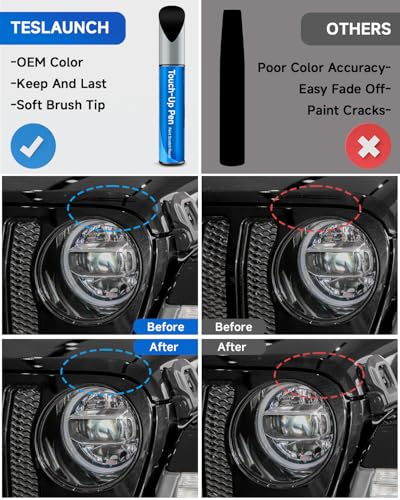Touch Up Paint Compatible with Jeep Exact Match Touch Up Paint Car Scratch Repair (Black Crystal(PX8/DX8) Compatible with Cherokee/Commander/Compass/Grand Cherokee/Liberty/Patriot/Renegade/Wrangler-JK/Wrangler-JK-Unlimited) - color: Black Crystal(PX8/DX8)