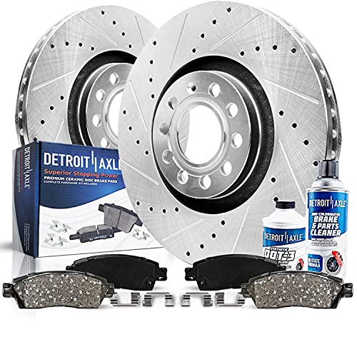 Detroit Axle - Front Brake Kit for Volkswagen Passat Tiguan Limited - size: 6PR42392/kit