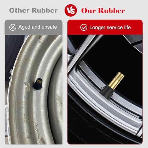 TR600HP High Pressure Tire Valve Stems, 50PCS Rubber Snap-in Valve Stems