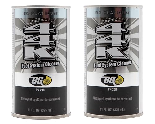 2 Pack Bg 44k Fuel System Cleaner Power Enhancer 11 Oz Cans