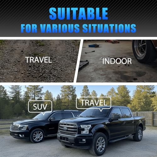 Rolling Creeper Mat, 145×67cm Portable Under Car Repair Pad - color: Black