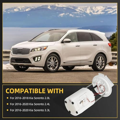 31110C6200 Electric Fuel Pump Module Assembly Compatible with Kia Sorento 2016 2017 2018 2019 2020 2.0L 2.4L 3.3L,Replacement# 31110-C6200 with Sending Unit