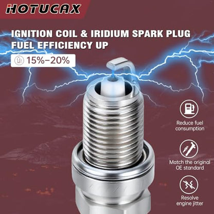 UF323 Ignition Coils & Spark Plugs Tune Up Kit, 4 Pack - size: UF323 & Spark Plugs