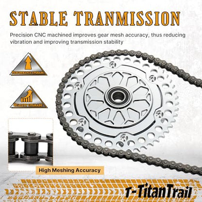2009-up Touring Belt Drive to Chain Drive Conversion Kit for Harley, Silver - color: Silver