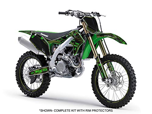 2020-2025 KLX 300 R APACHE Green Base Kit Compatible with Kawasaki | Senge Graphics Inc - color: Green, size: Base Kit