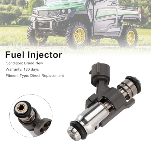 AUC11700 Fuel Injector Fit for John Deere 825 LONG/825 835 SHORT CHASSIS, XUV825E XUV825M XUV835E XUV835M XUV835R - size: 1PC