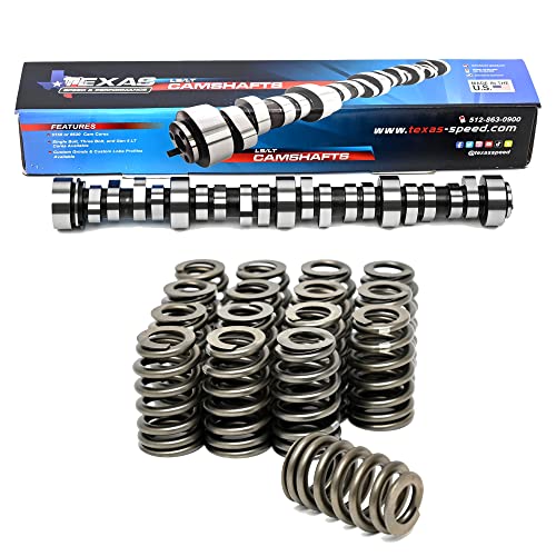 Texas Speed TSP Stage 1 Low Lift Camshaft Vortec Truck Cam 3 Bolt Cam 4.8 5.3 6.0 (Camshaft and Springs Only) - size: Camshaft and Springs Only