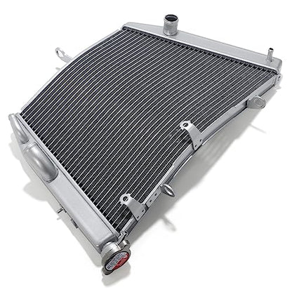 Aluminum Radiator Cooler fit for Suzuki GSXR600 GSX-R750 2011-2024 - color: Silver
